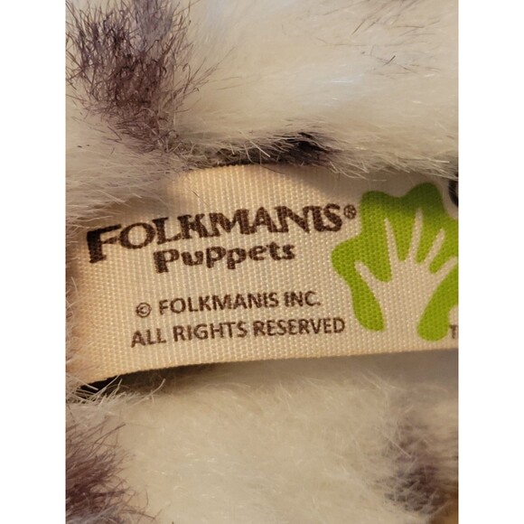 2017 Folkmanis Snow Owl Bird 360⁰ Swivel Head Full Body Plush Hand Puppet - Picture 7 of 9